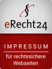 Logo von eRecht24 zu rechtssicherem Impressum